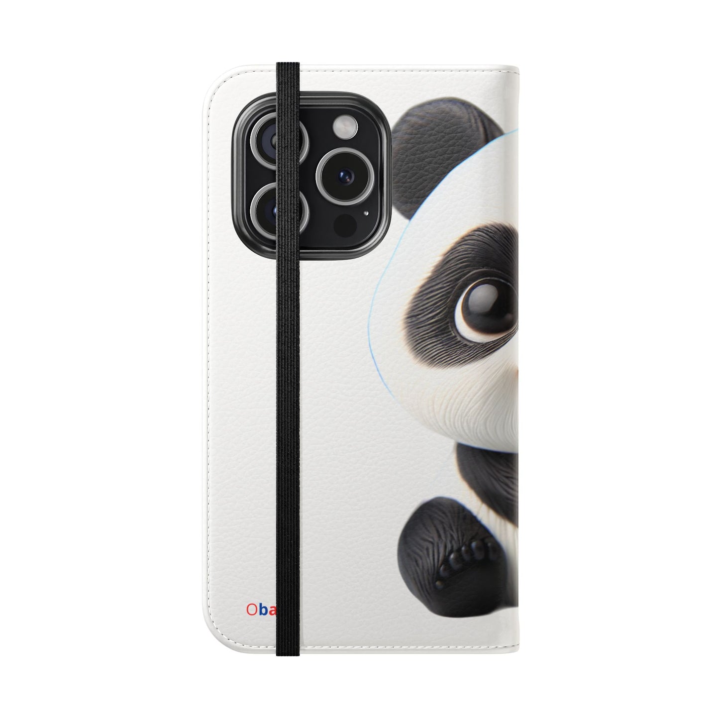 PandaPal Cute Panda Flip Case - Stylish Protection for Kids' Phones, Perfect Gift for Animal Lovers