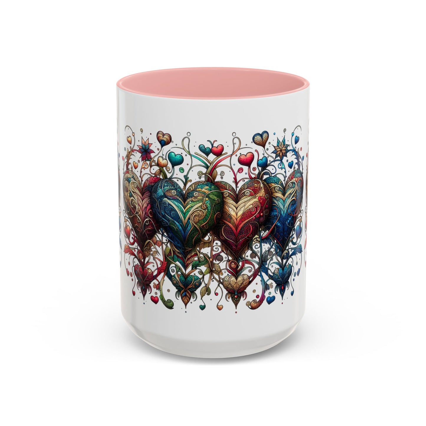 Romantic Heart Coffee Mug - Perfect for Coffee Lovers