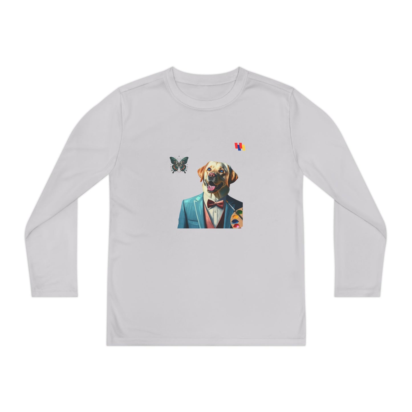 Paws Claws Youth Dog-Themed Long Sleeve Tee - Fun Gift for Animal Lovers, Perfect for Everyday Wear