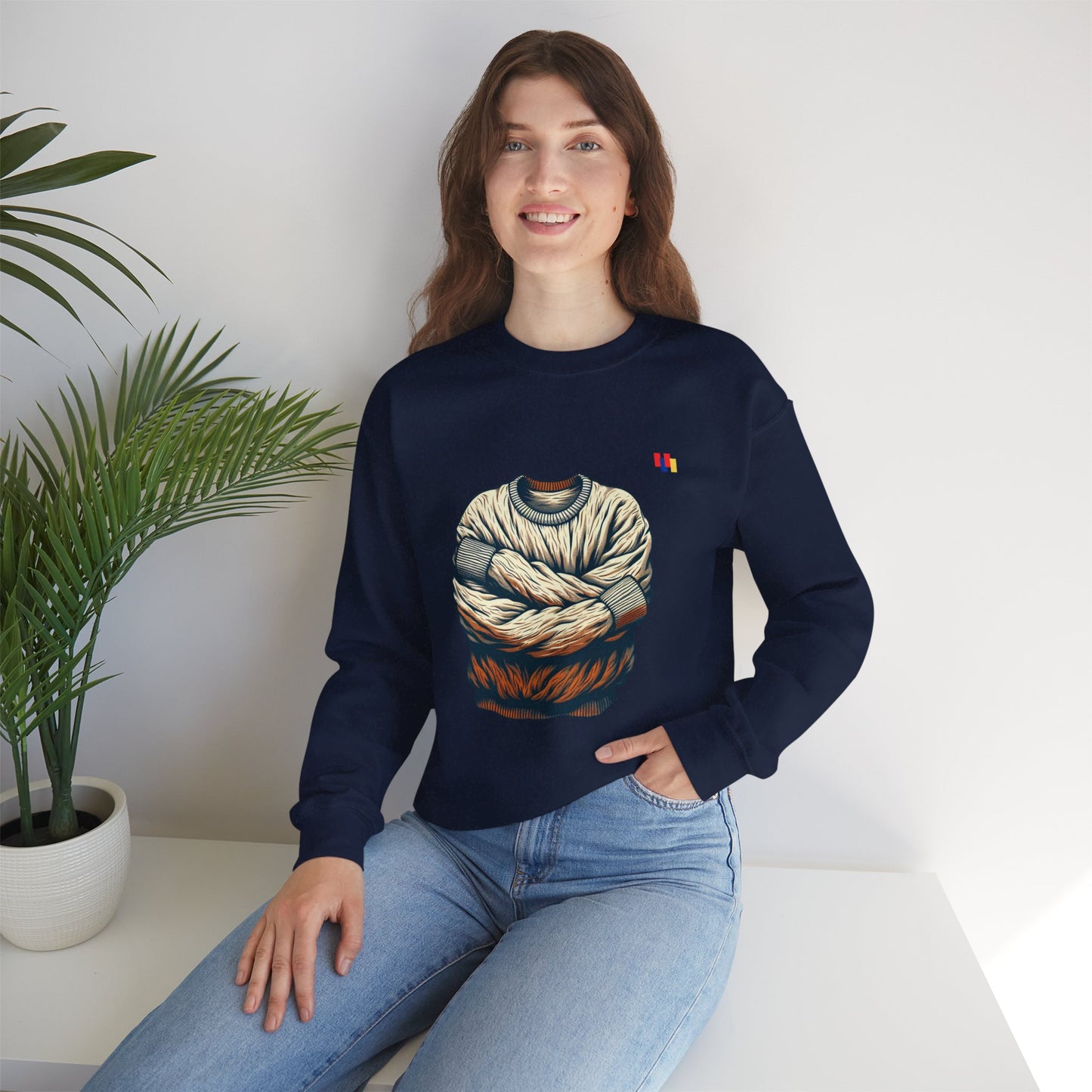 Artistic Crewneck Sweatshirt - Unique Design That Turns Heads