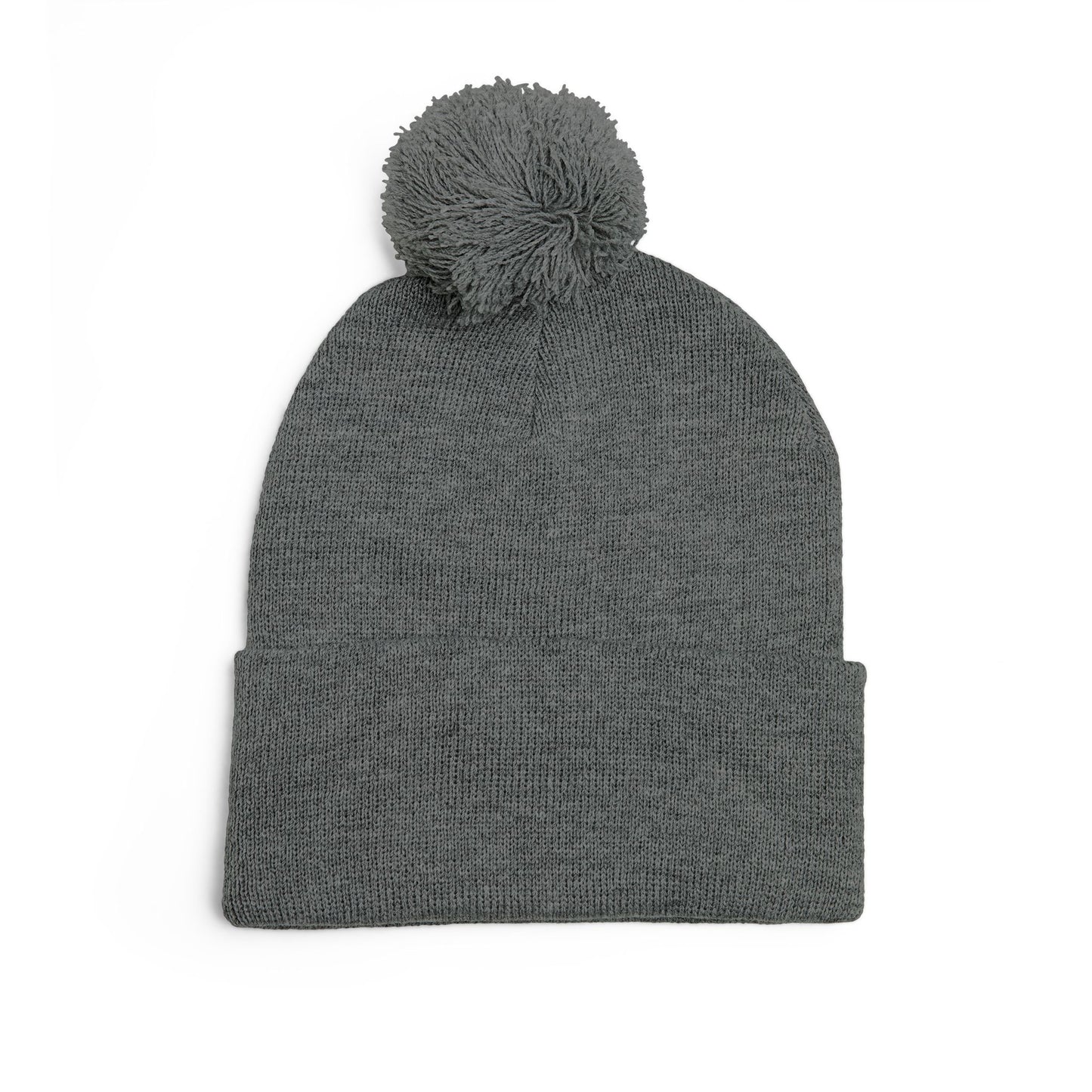 Premium Embroidered Pom-Pom Winter Beanie - Cozy Knit Cap for Ultimate Warmth & Style