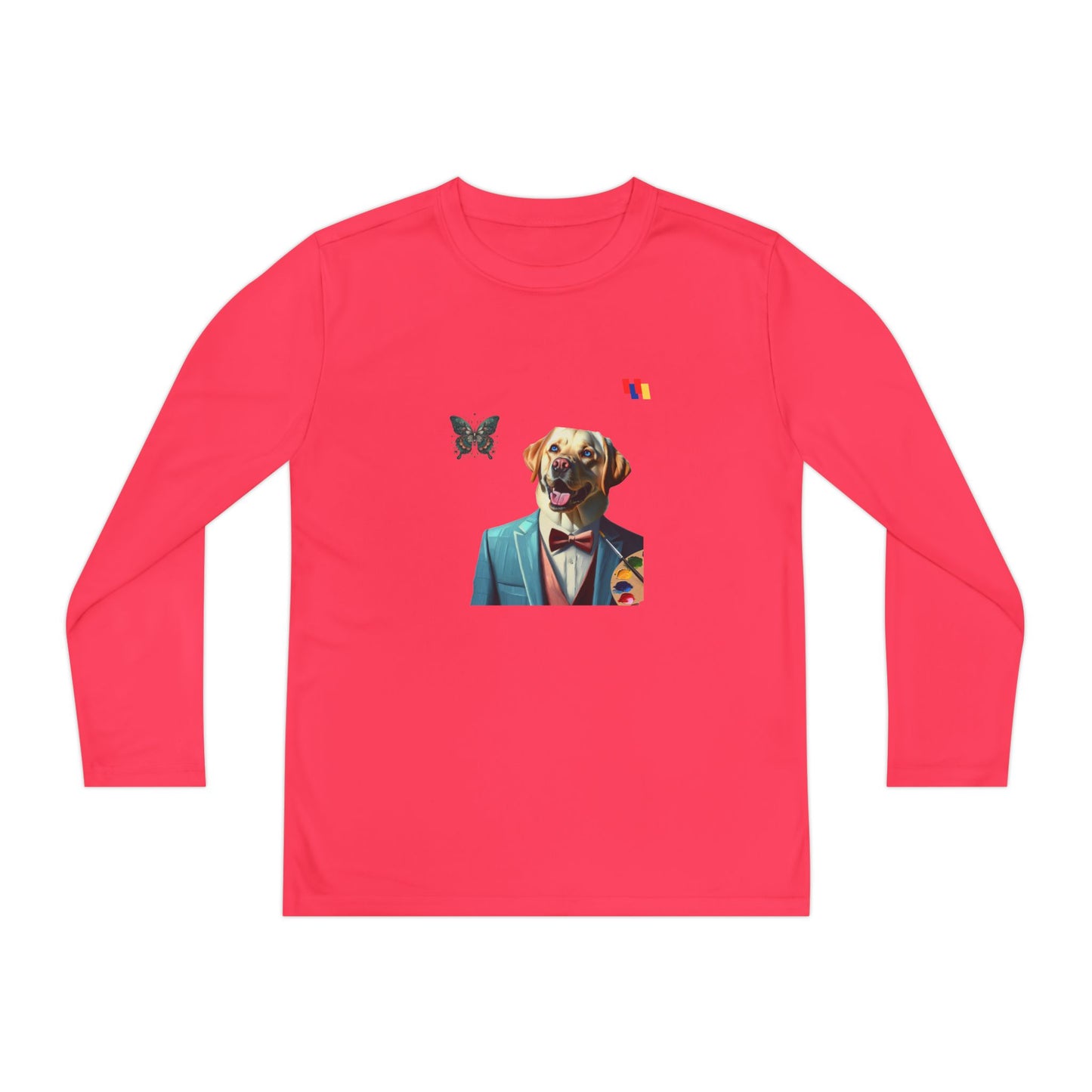 Paws Claws Youth Dog-Themed Long Sleeve Tee - Fun Gift for Animal Lovers, Perfect for Everyday Wear