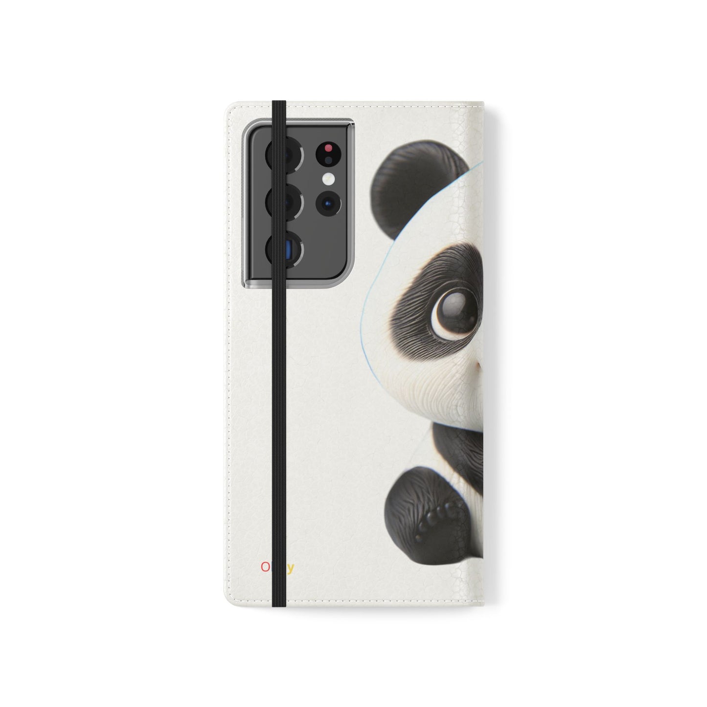 PandaPal Cute Panda Flip Case - Stylish Protection for Kids' Phones, Perfect Gift for Animal Lovers