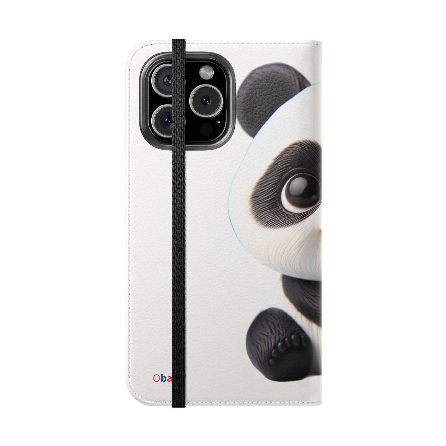 PandaPal Cute Panda Flip Case - Stylish Protection for Kids' Phones, Perfect Gift for Animal Lovers