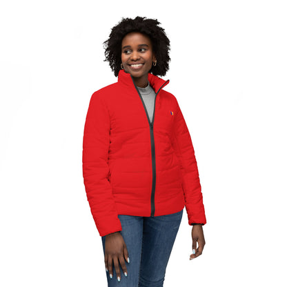 Obay Women’s Colorful Heart Puffer Jacket