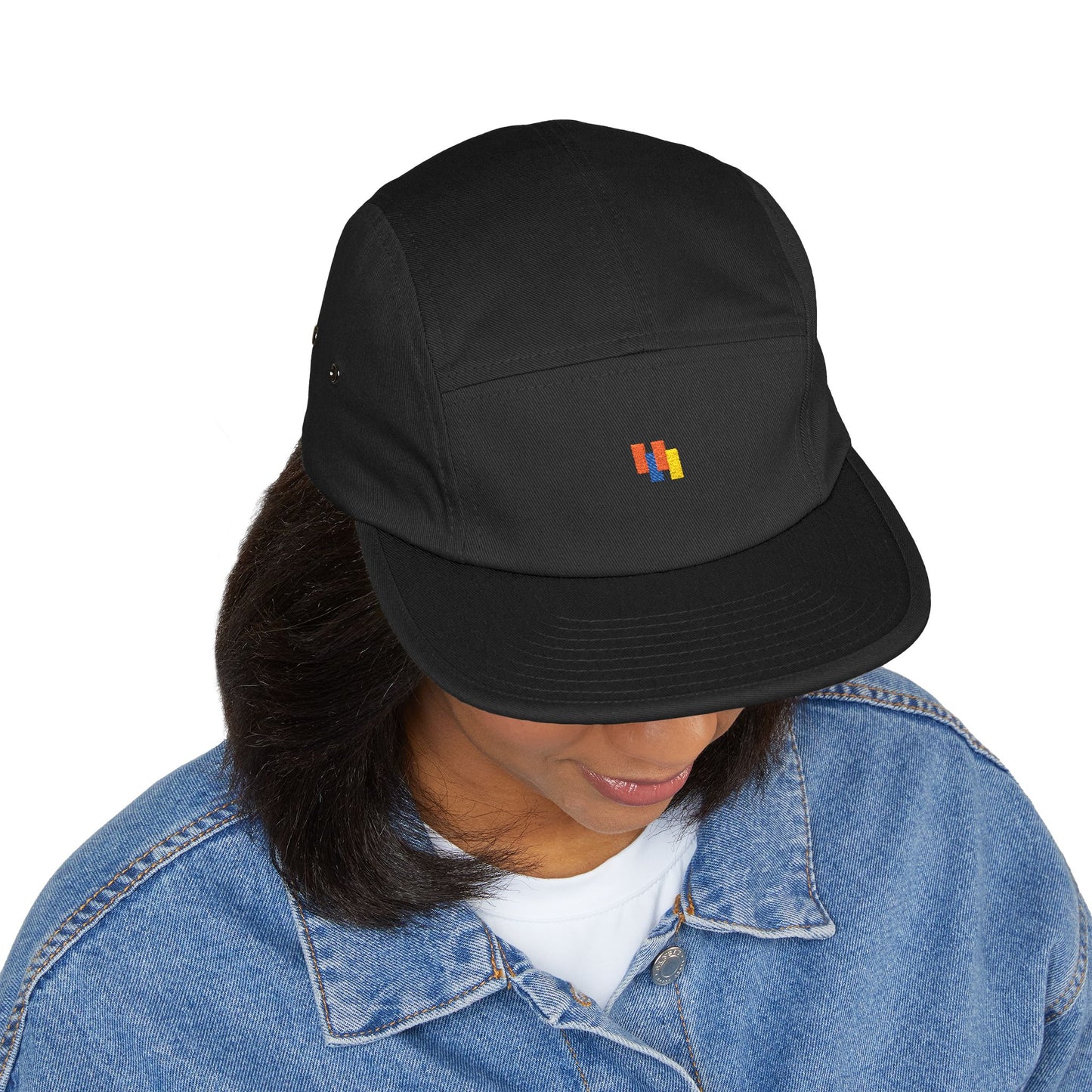 Premium 5-Panel Embroidered Cap - Trendy Streetwear Hat | Obay