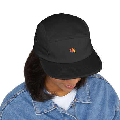 Premium 5-Panel Embroidered Cap - Trendy Streetwear Hat | Obay