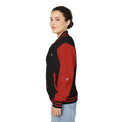 Premium Heavyweight Letterman Jacket - Vintage Athletic Style