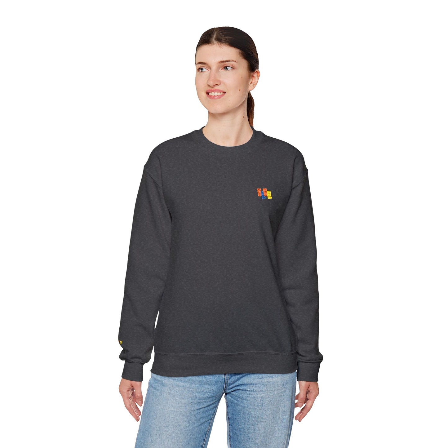 Vibrant Crewneck Sweatshirt by Obay - Cozy, Unisex Design for Casual Wear