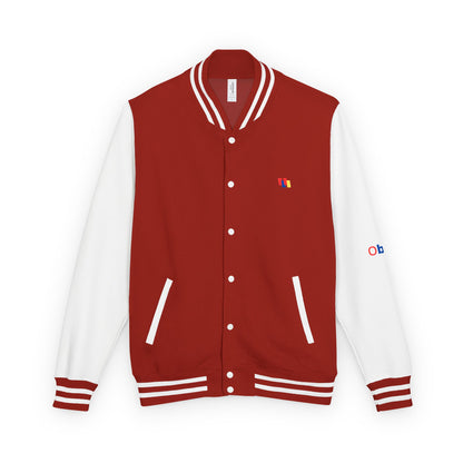 Premium Heavyweight Letterman Jacket - Vintage Athletic Style