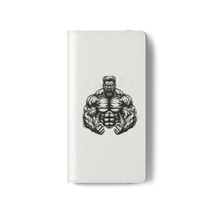 Champion's Motivational iPhone Flip Case | Inspirational Quote Phone Accessory for Fitness Enthusiasts