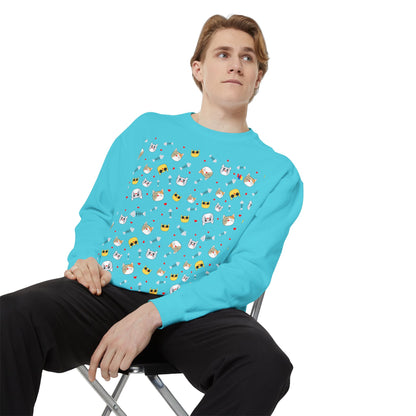 Adorable Cat Lover's Dream Sweatshirt - Ultra-Cozy Unisex Design