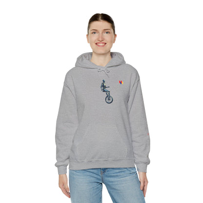 Unicyclist Art Hoodie - Cozy Unisex Sweatshirt, Perfect Everyday Casual Wear
