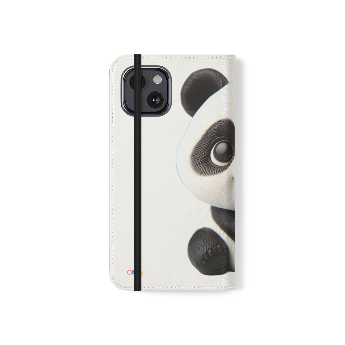 PandaPal Cute Panda Flip Case - Stylish Protection for Kids' Phones, Perfect Gift for Animal Lovers