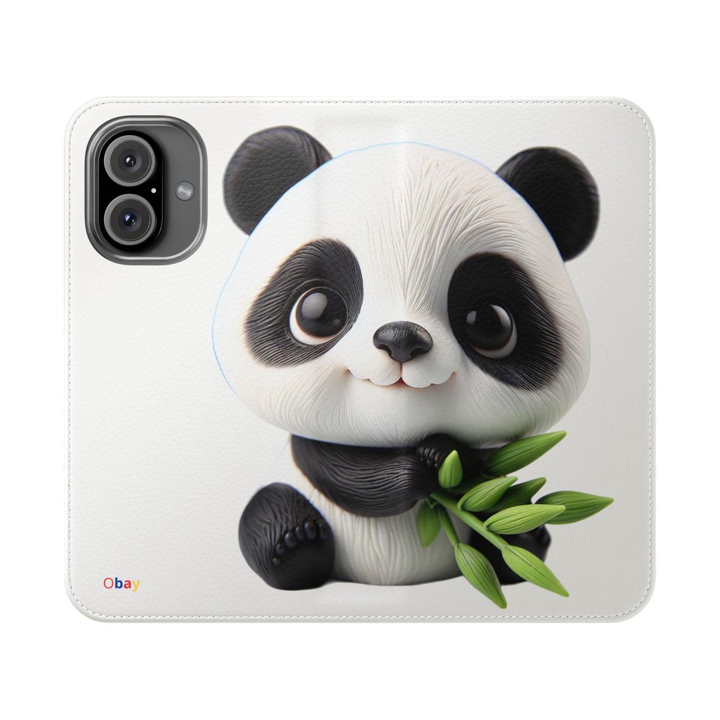 PandaPal Cute Panda Flip Case - Stylish Protection for Kids' Phones, Perfect Gift for Animal Lovers