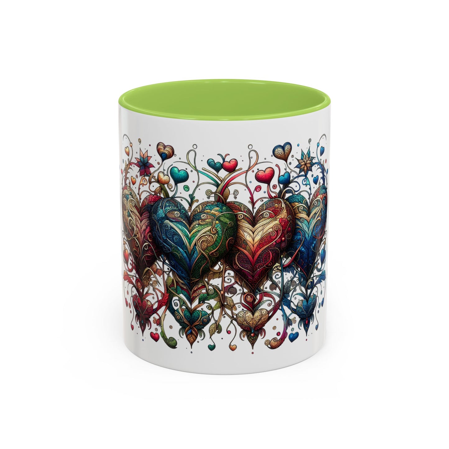 Romantic Heart Coffee Mug - Perfect for Coffee Lovers