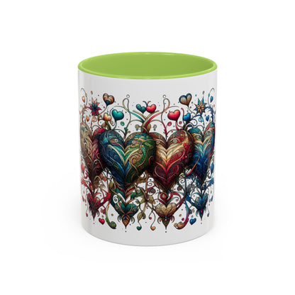 Romantic Heart Coffee Mug - Perfect for Coffee Lovers