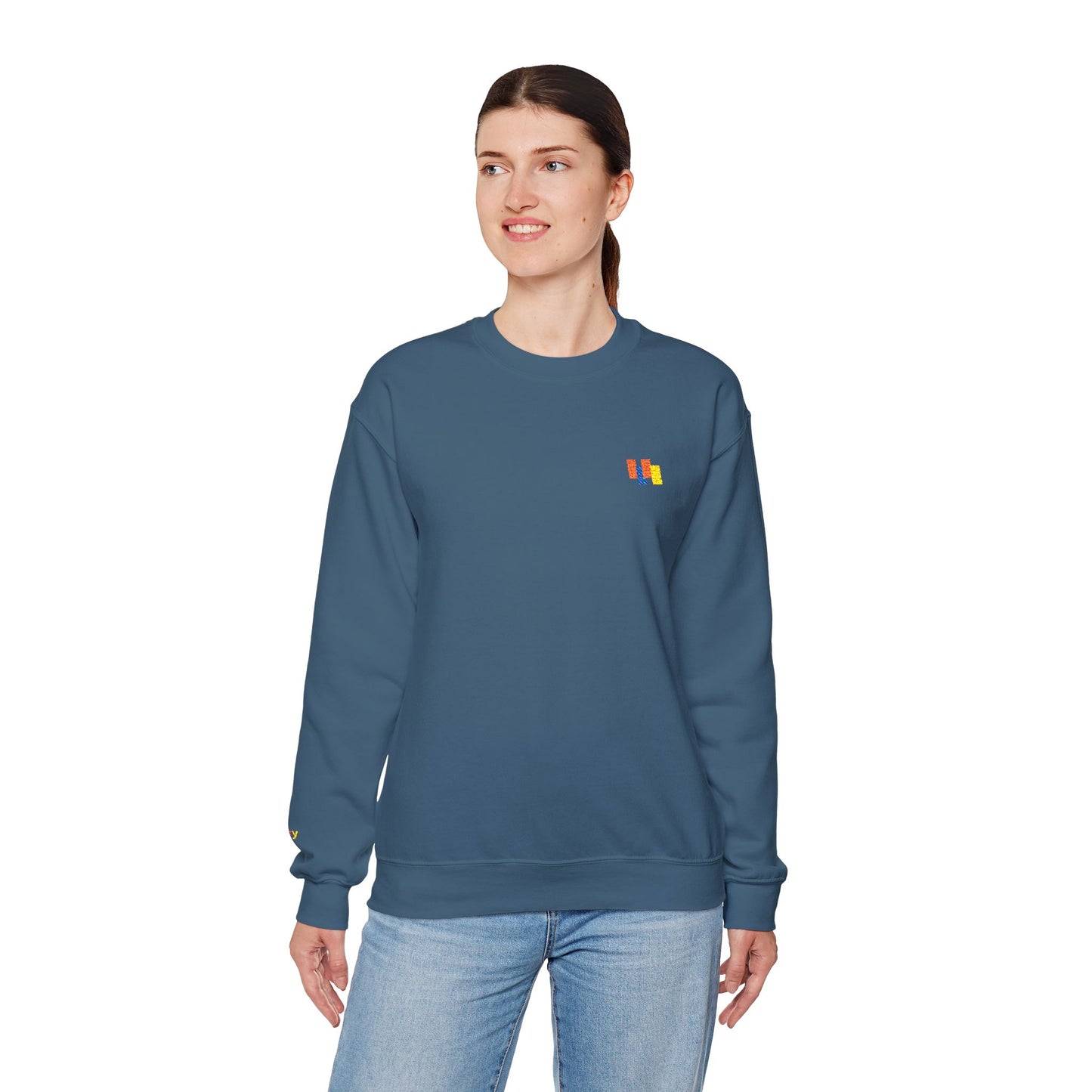Vibrant Crewneck Sweatshirt by Obay - Cozy, Unisex Design for Casual Wear