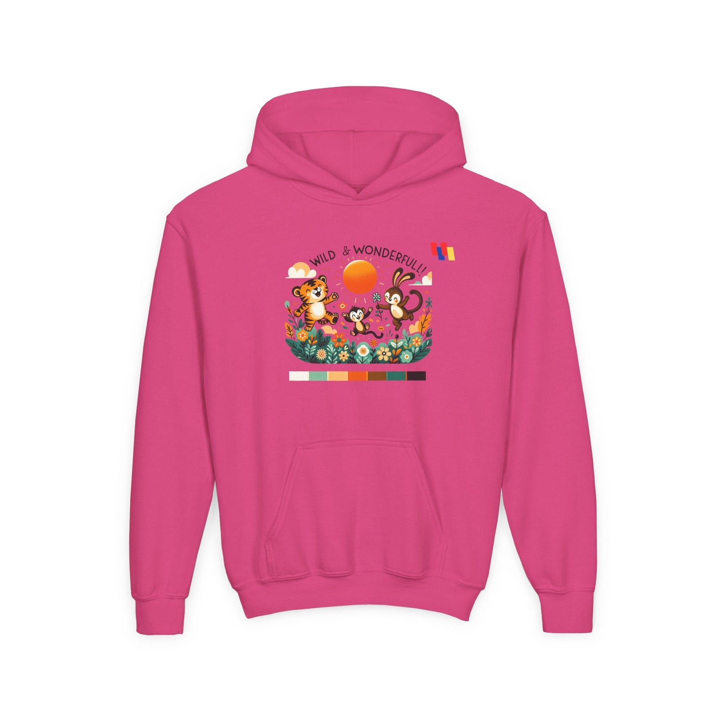Obay Wild & Wonderful Youth Hoodie - Cozy Animal Design for Adventurous Kids