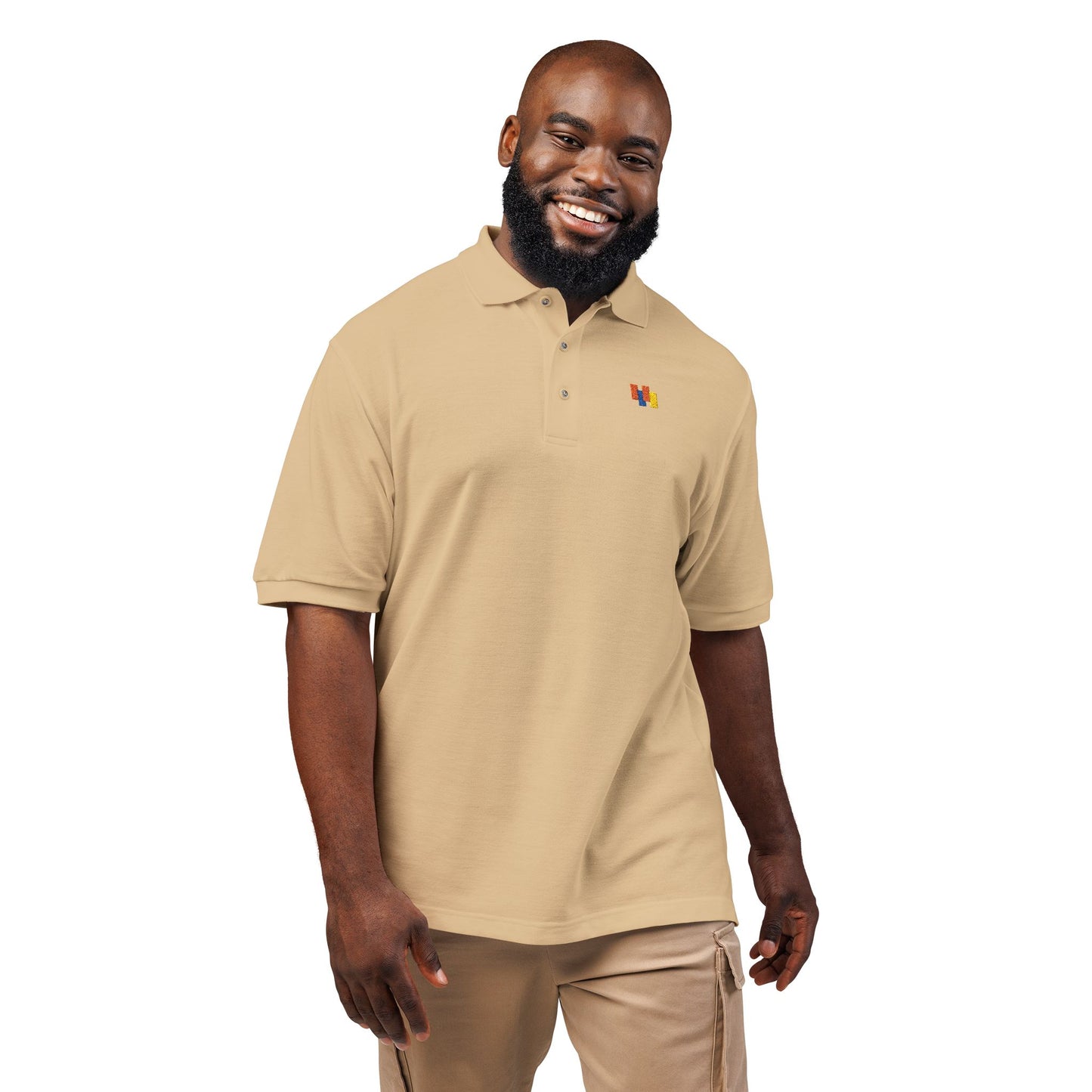 Stylish Embroidered Polo Shirt - Ultra-Comfortable, Versatile Summer Essential