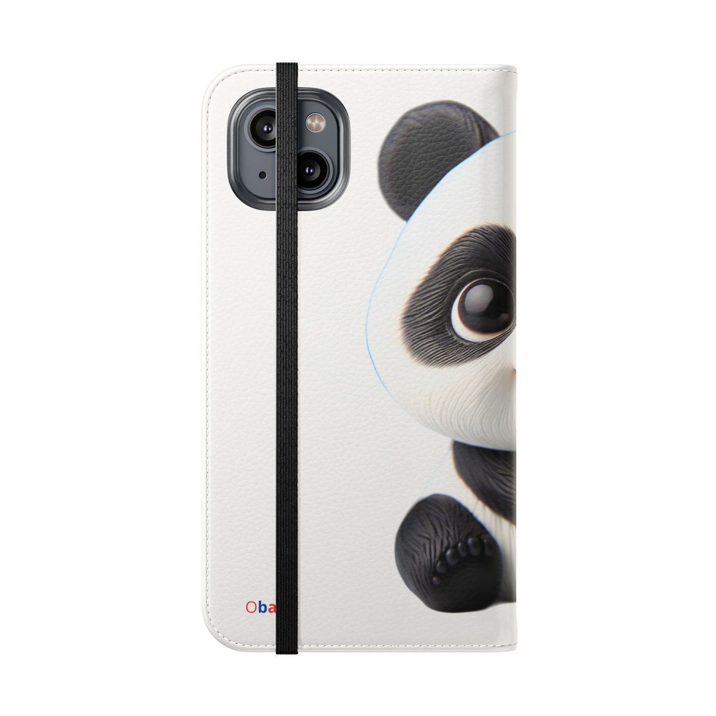 PandaPal Cute Panda Flip Case - Stylish Protection for Kids' Phones, Perfect Gift for Animal Lovers