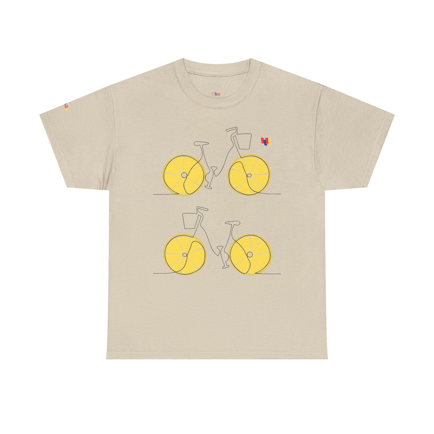 Lemon Bicycle Unisex Heavy Cotton Tee - Fun Graphic Shirt for Cyclists