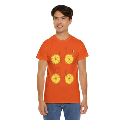 Lemon Bicycle Unisex Heavy Cotton Tee - Fun Graphic Shirt for Cyclists