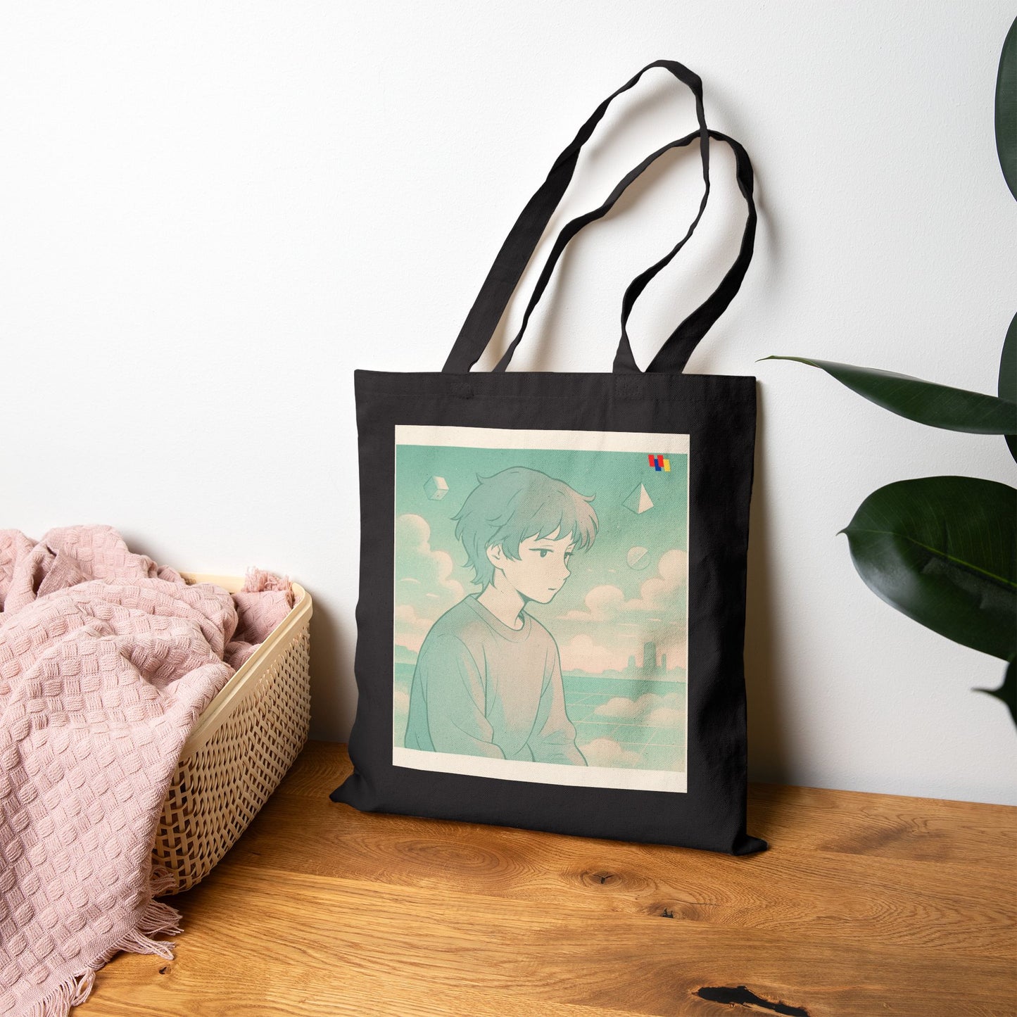 Premium Cotton Canvas Tote Bag - Eco-Friendly Reusable Shopping Bag