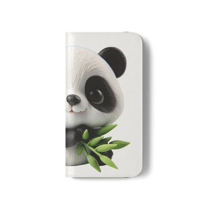 PandaPal Cute Panda Flip Case - Stylish Protection for Kids' Phones, Perfect Gift for Animal Lovers