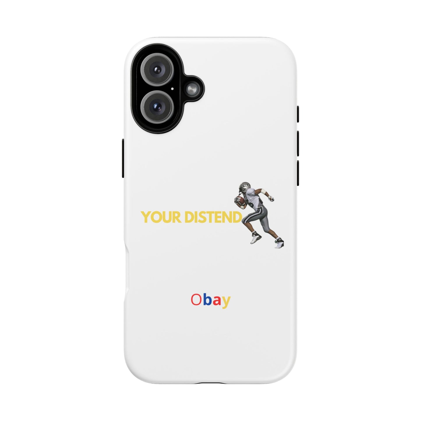 Athlete’s Edge Customizable Tough Phone Case - Durable Sports Design for iPhone, Perfect Personalized Gift for Sports Lovers
