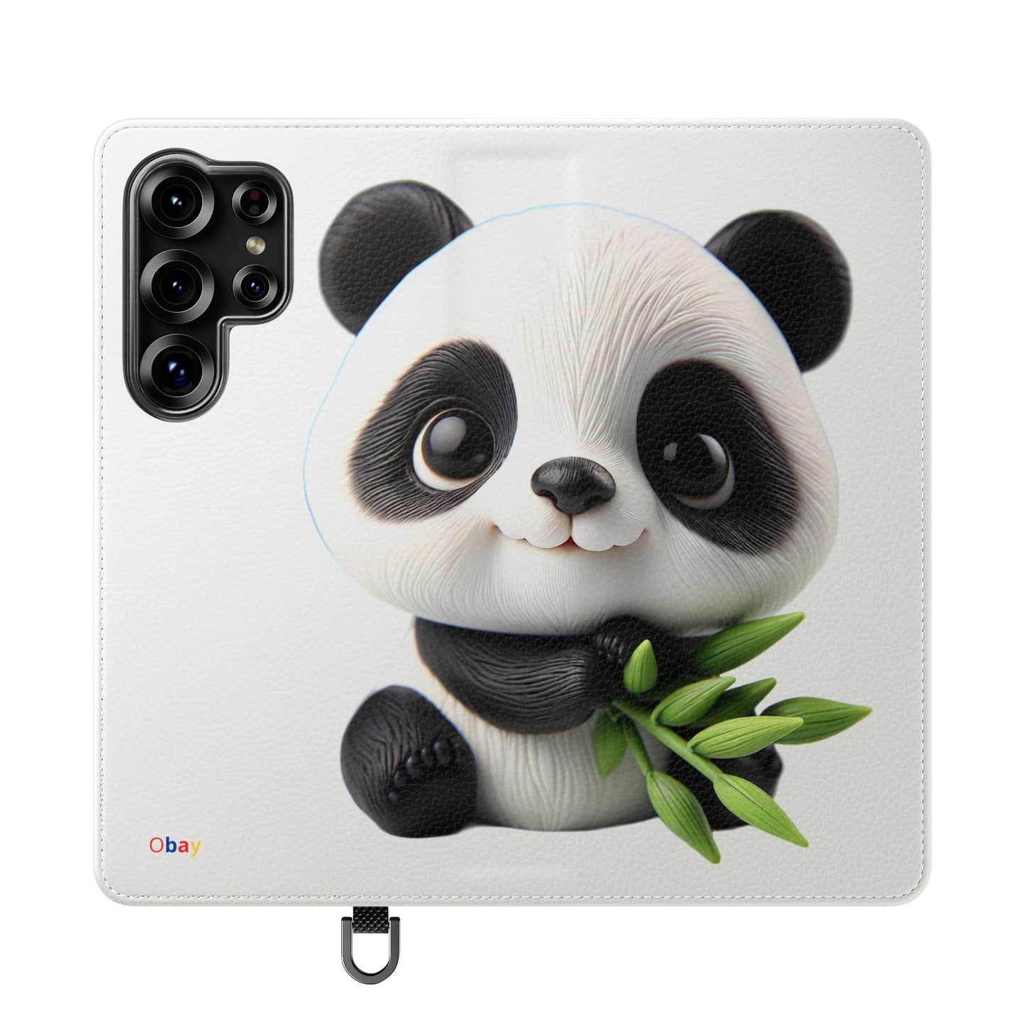 PandaPal Cute Panda Flip Case - Stylish Protection for Kids' Phones, Perfect Gift for Animal Lovers