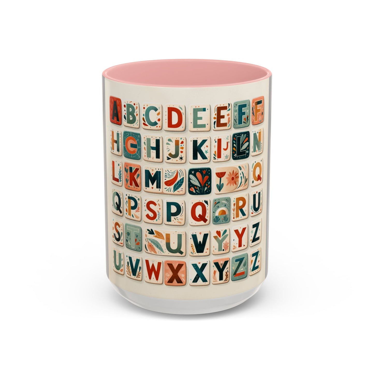 Obay Charming Coffee Mug with Alphabet Design