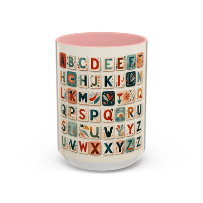 Obay Charming Coffee Mug with Alphabet Design
