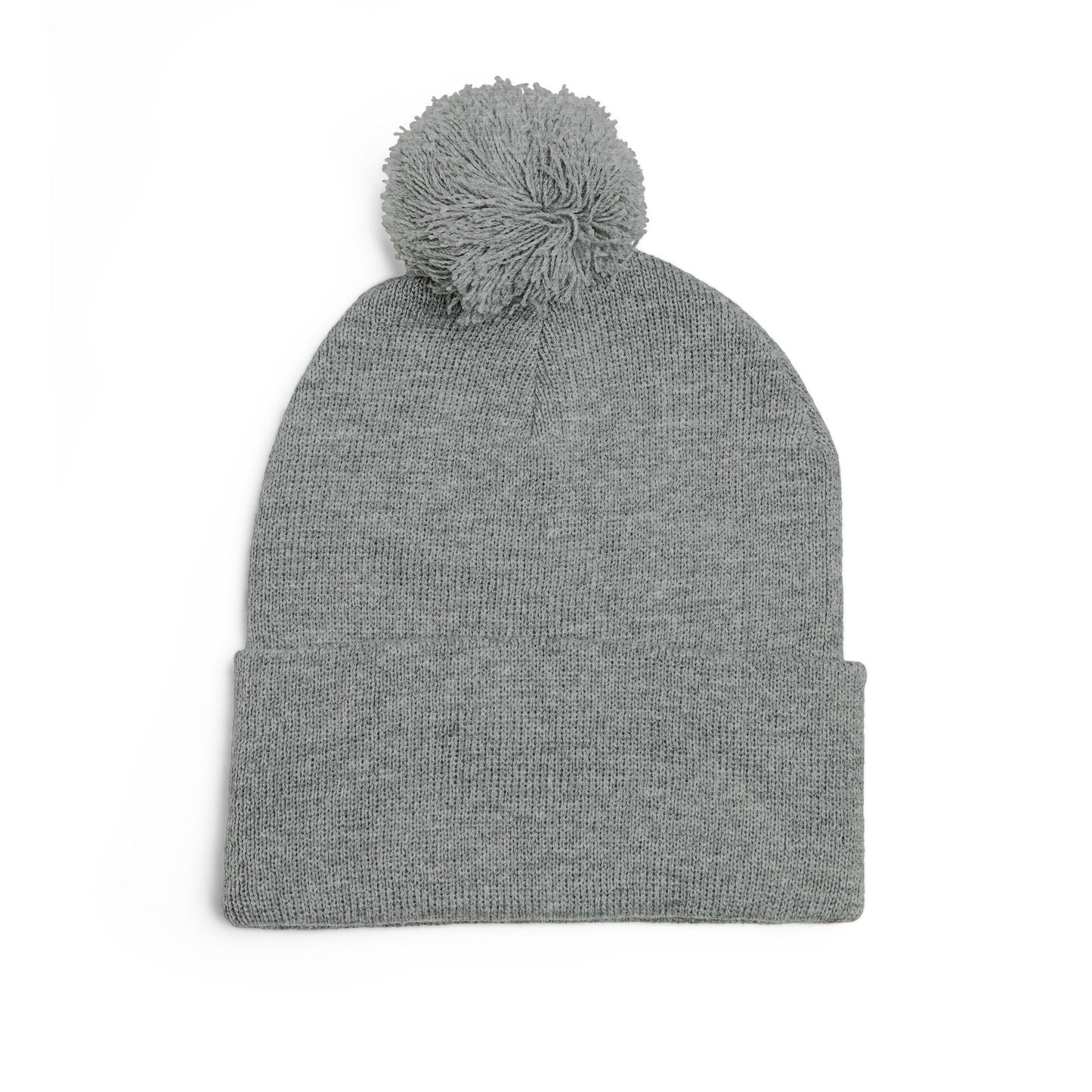 Premium Embroidered Pom-Pom Winter Beanie - Cozy Knit Cap for Ultimate Warmth & Style