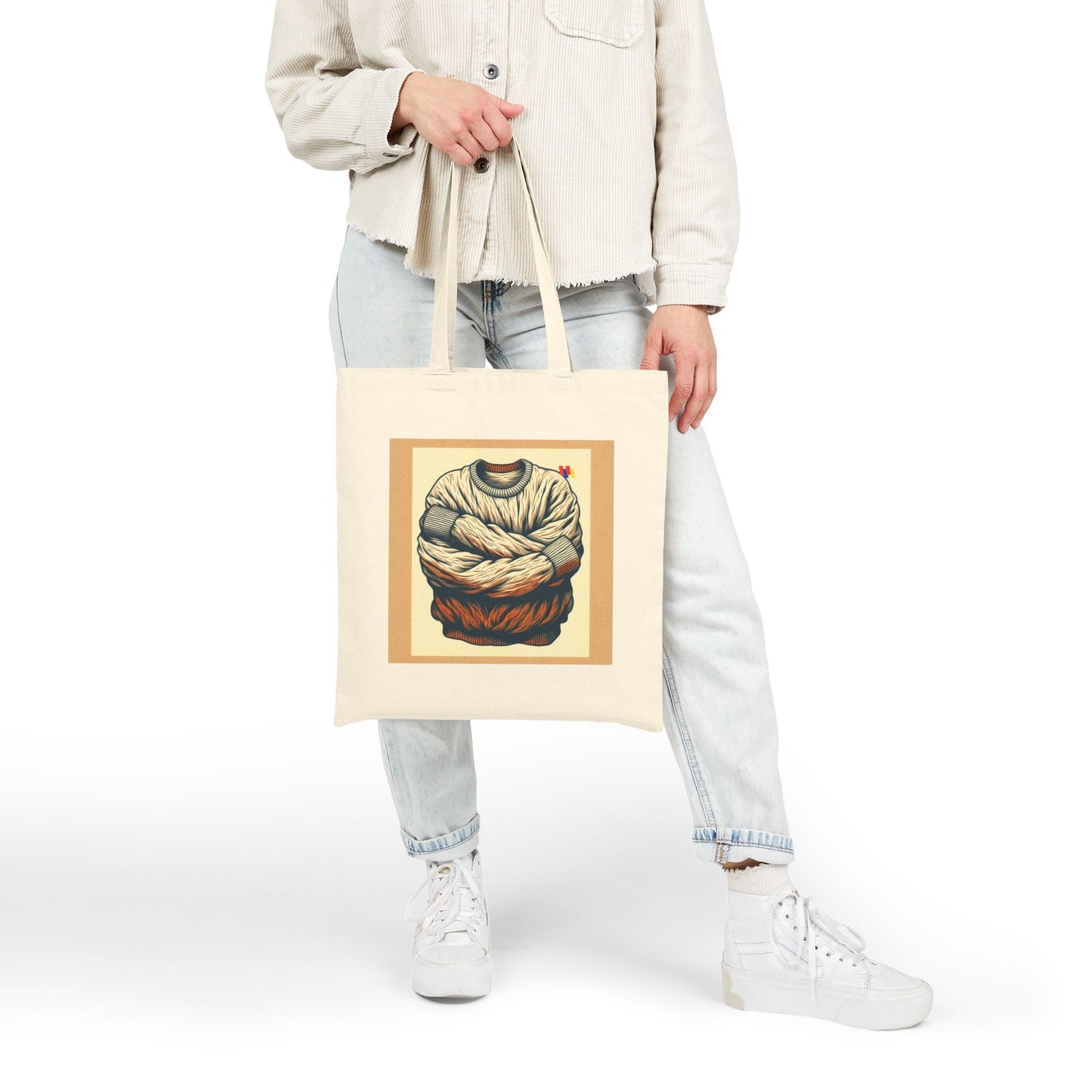 Eco-Chic Cotton Canvas Tote - Your Perfect Everyday Companion