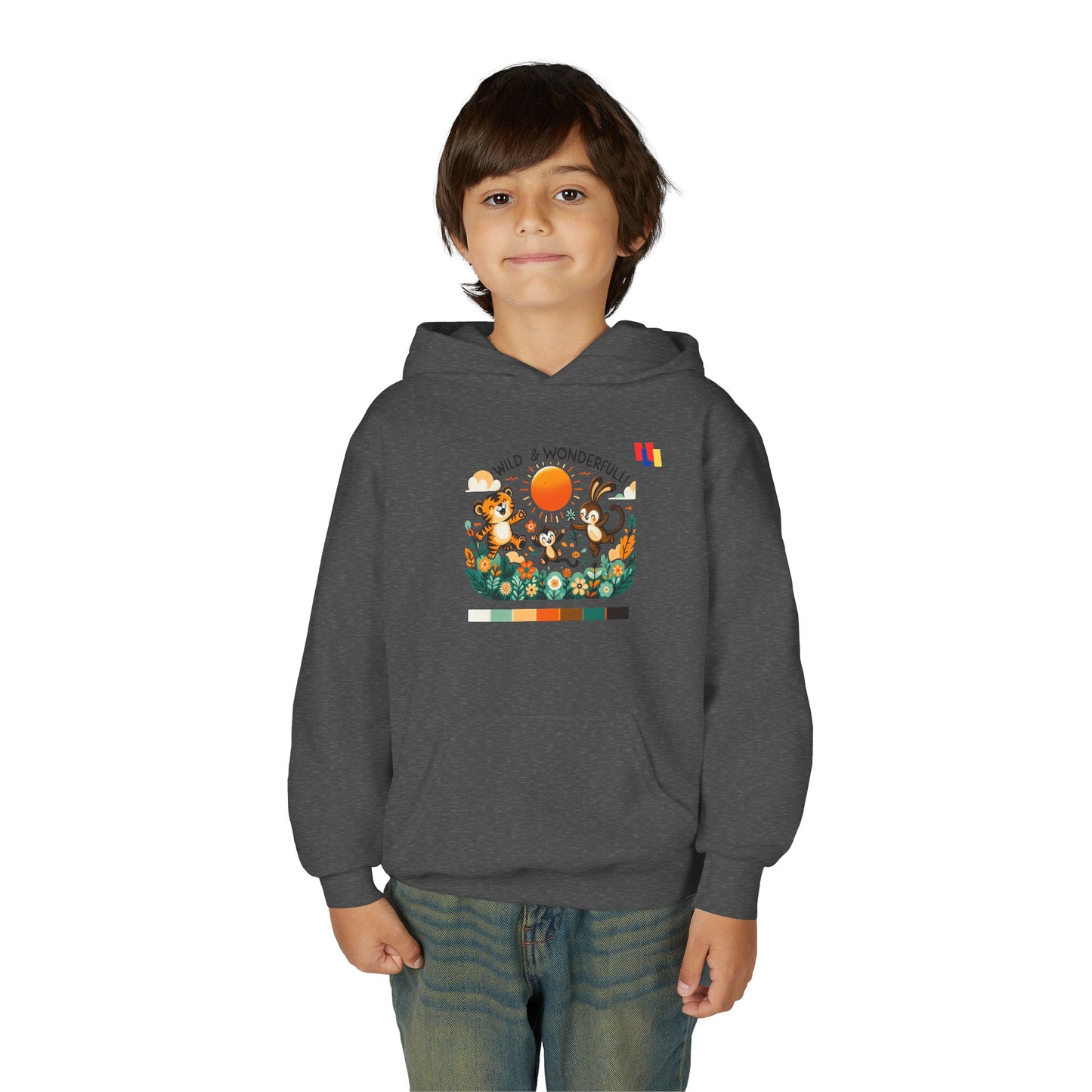 Obay Wild & Wonderful Youth Hoodie - Cozy Animal Design for Adventurous Kids