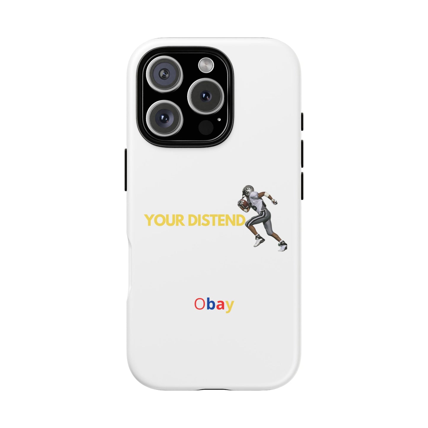 Athlete’s Edge Customizable Tough Phone Case - Durable Sports Design for iPhone, Perfect Personalized Gift for Sports Lovers