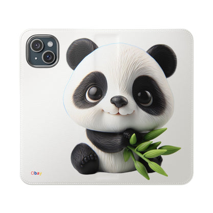 PandaPal Cute Panda Flip Case - Stylish Protection for Kids' Phones, Perfect Gift for Animal Lovers