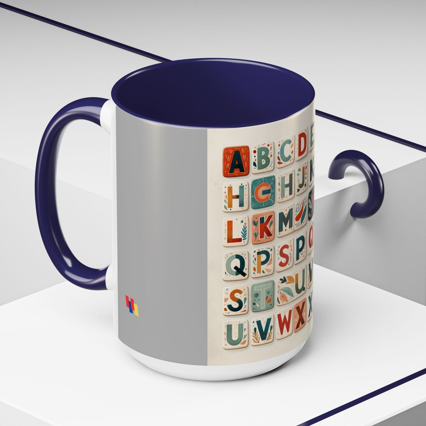 Obay Charming Coffee Mug with Alphabet Design