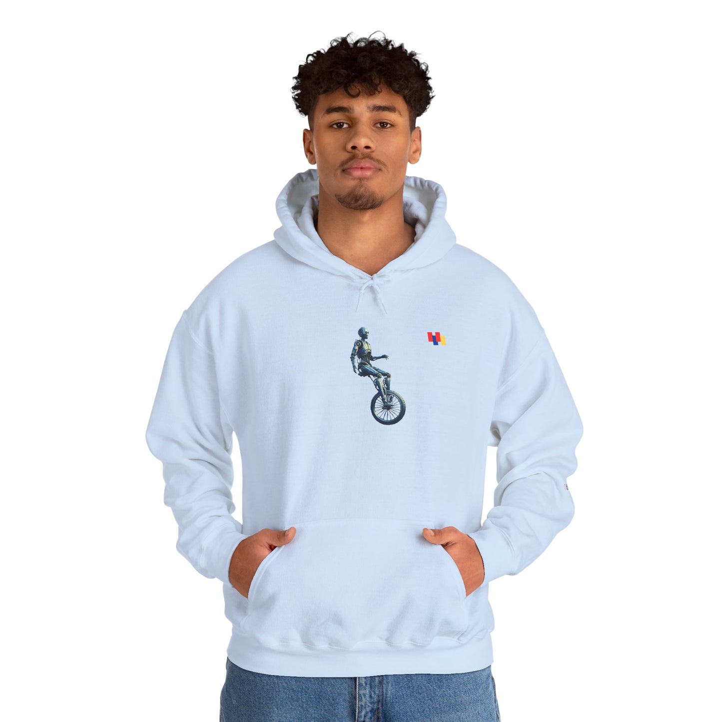 Unicyclist Art Hoodie - Cozy Unisex Sweatshirt, Perfect Everyday Casual Wear
