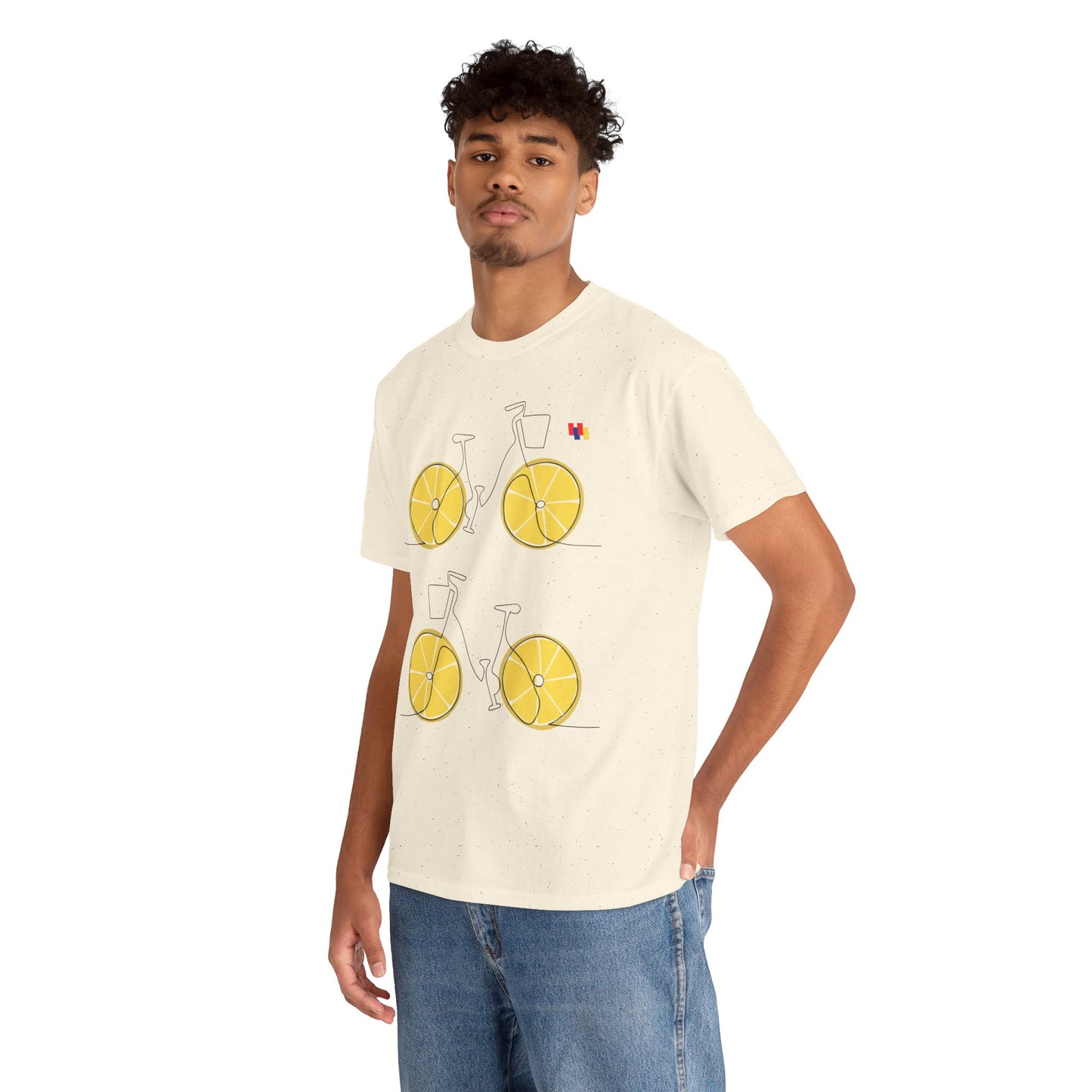 Lemon Bicycle Unisex Heavy Cotton Tee - Fun Graphic Shirt for Cyclists