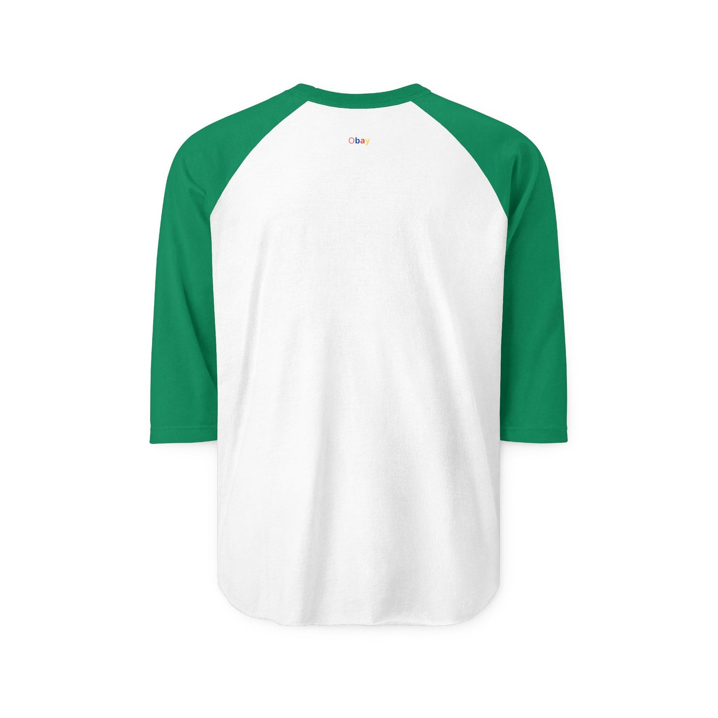 Obay Ultra-Soft Raglan Tee - Unisex Three-Quarter Sleeve Baseball Shirt