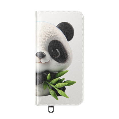 PandaPal Cute Panda Flip Case - Stylish Protection for Kids' Phones, Perfect Gift for Animal Lovers