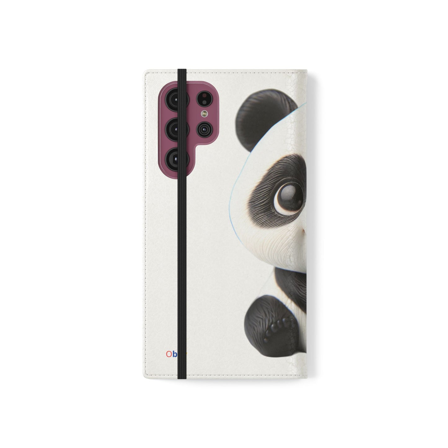 PandaPal Cute Panda Flip Case - Stylish Protection for Kids' Phones, Perfect Gift for Animal Lovers