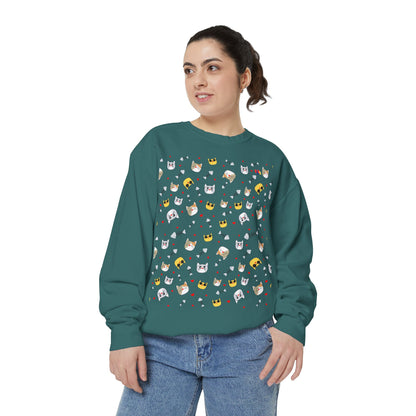Adorable Cat Lover's Dream Sweatshirt - Ultra-Cozy Unisex Design