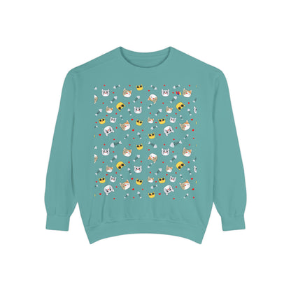 Adorable Cat Lover's Dream Sweatshirt - Ultra-Cozy Unisex Design