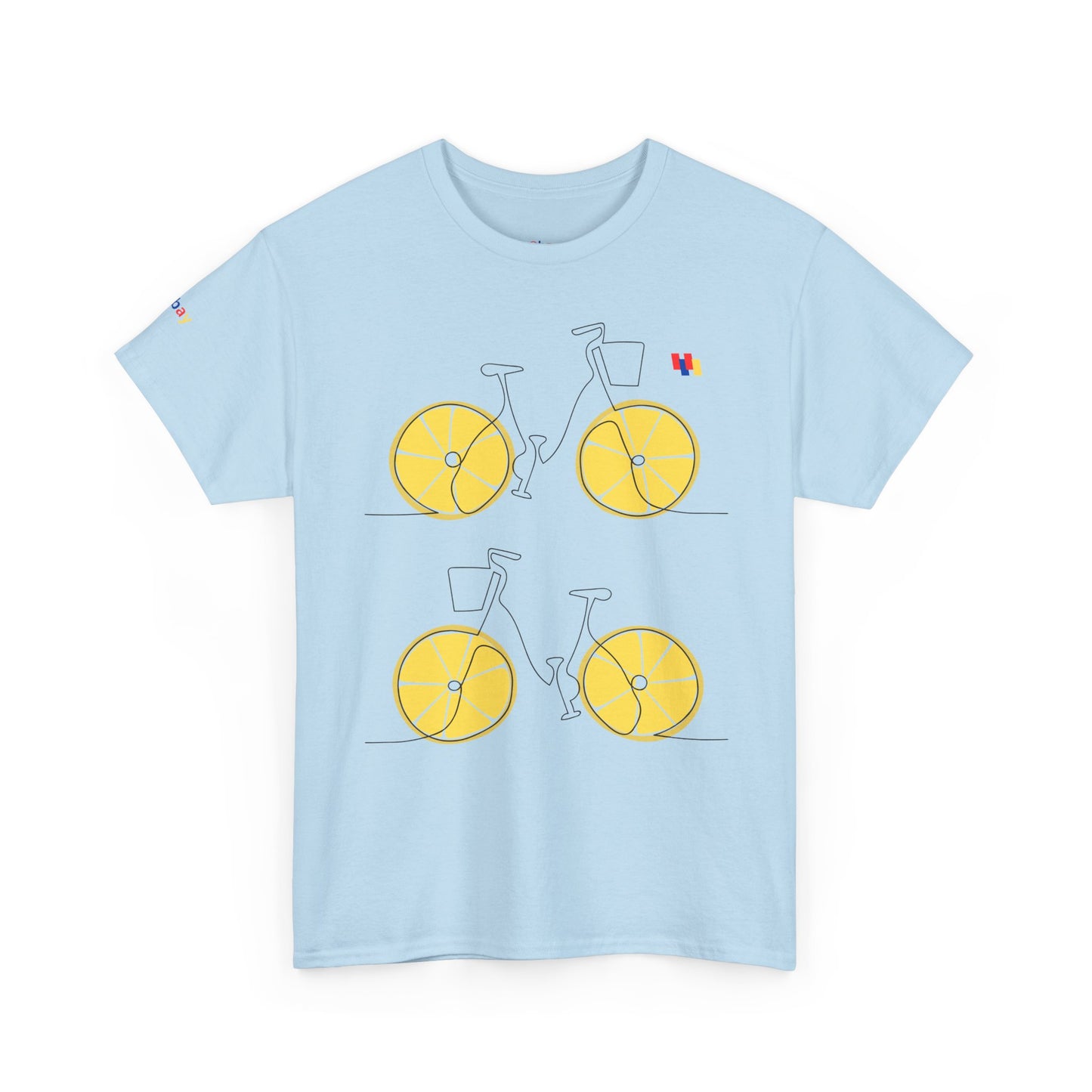 Lemon Bicycle Unisex Heavy Cotton Tee - Fun Graphic Shirt for Cyclists