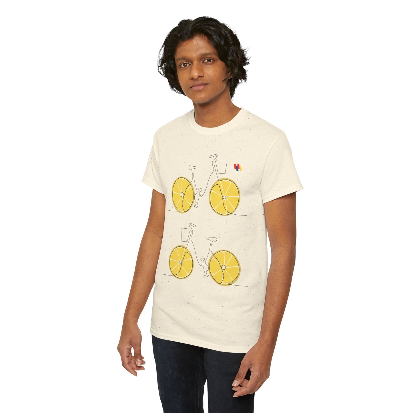 Lemon Bicycle Unisex Heavy Cotton Tee - Fun Graphic Shirt for Cyclists