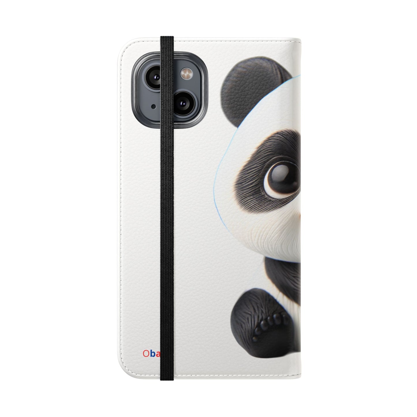 PandaPal Cute Panda Flip Case - Stylish Protection for Kids' Phones, Perfect Gift for Animal Lovers