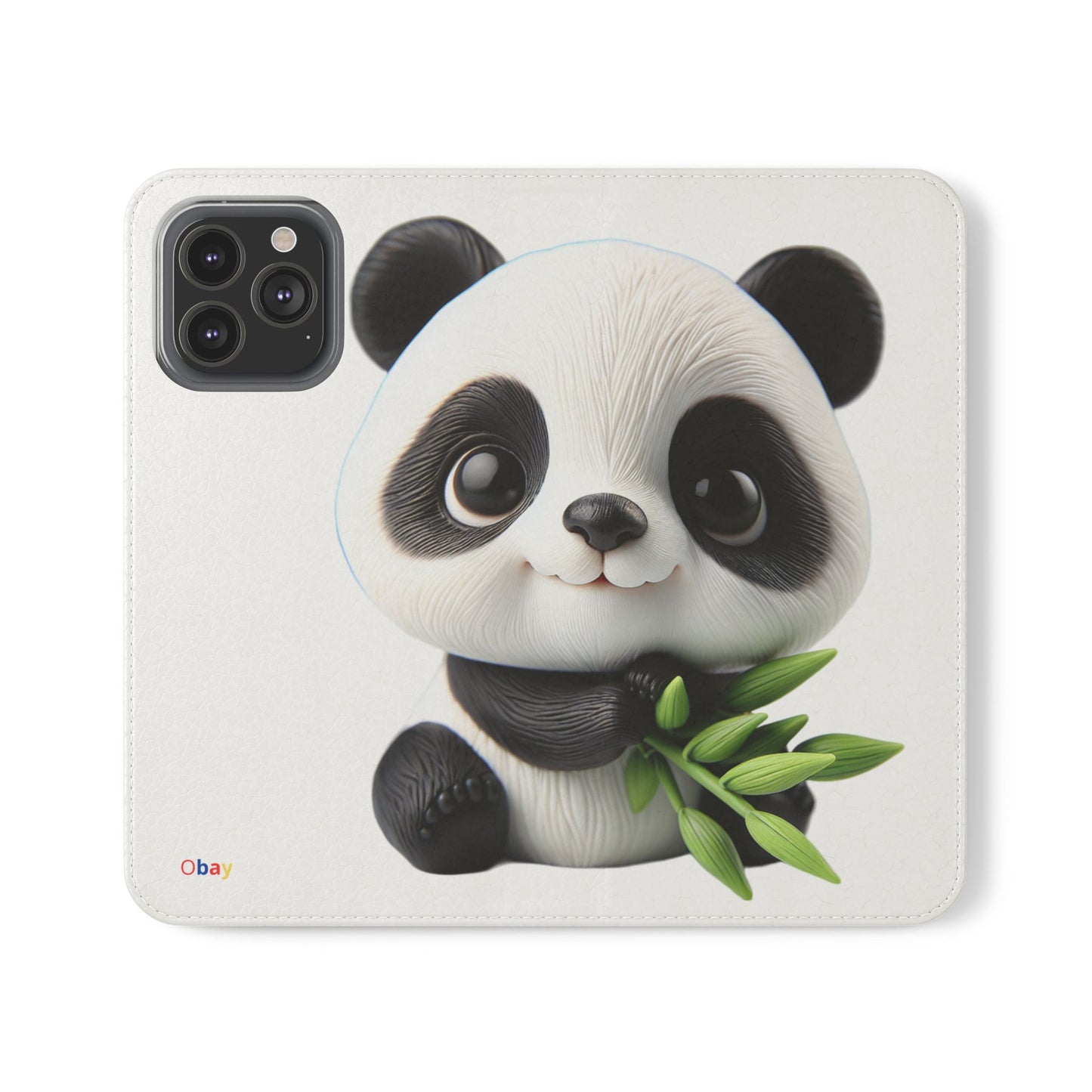 PandaPal Cute Panda Flip Case - Stylish Protection for Kids' Phones, Perfect Gift for Animal Lovers